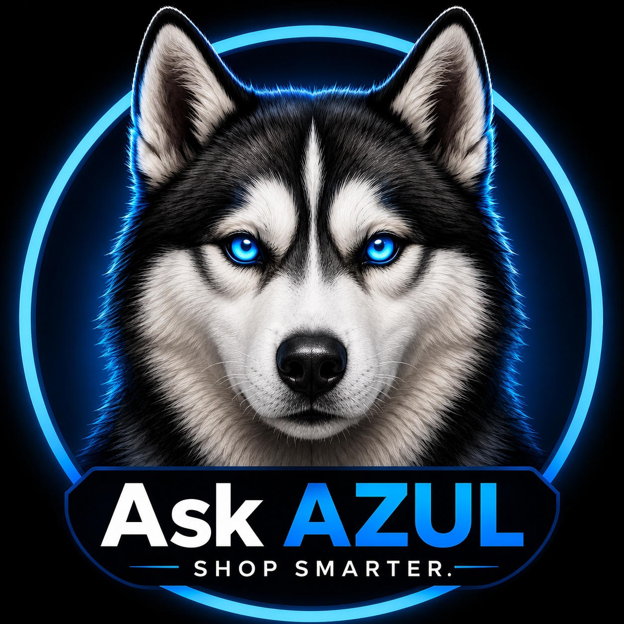 AZUL husky mascot